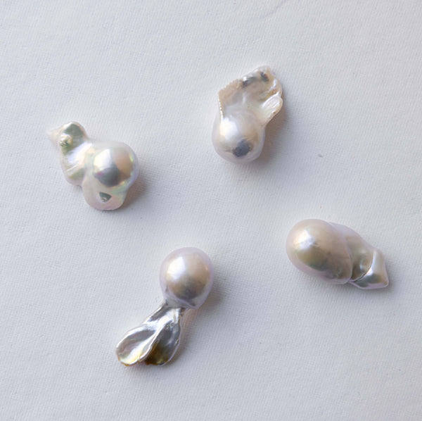 Flameball Chinese Freshwater pearl, set of 3