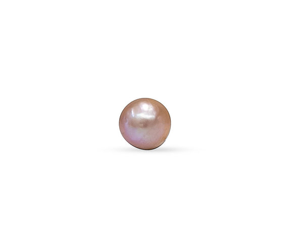 Peach High Dome Button Japan Kasumi pearl