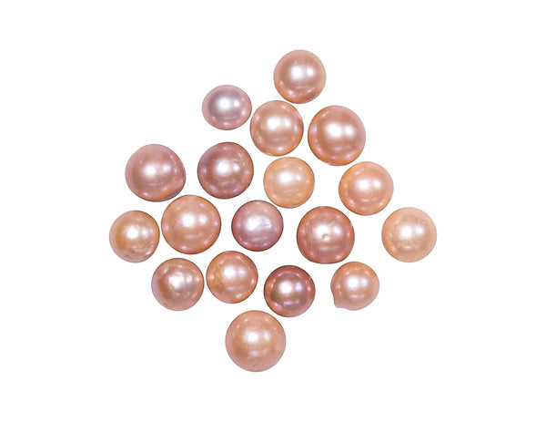18 pearl lot of Sherbert Japan Kasumi Pearls