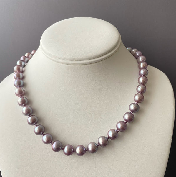 lovely little lavender pearl necklace