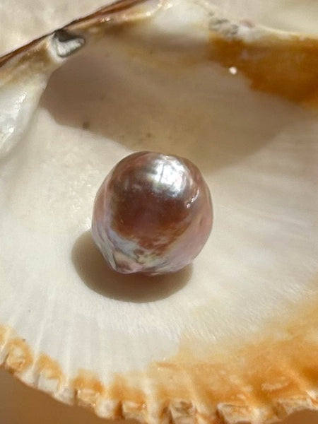 Japan Kasumi Pink and Gold Luster Drop Pearl