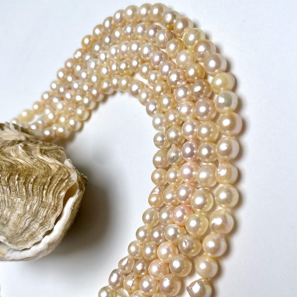 7-8mm Japan Akoya pearl strand