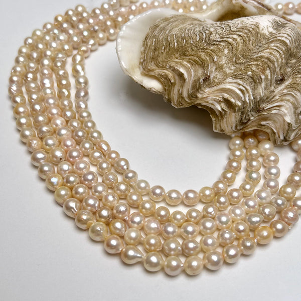 7-8mm Japan Akoya pearl strand