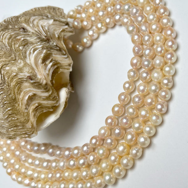 8+mm Japan Akoya pearl strand