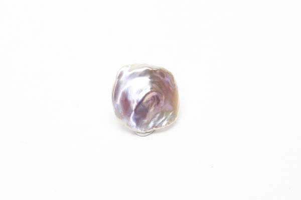 Soft Lavender and Silver Petal pearl