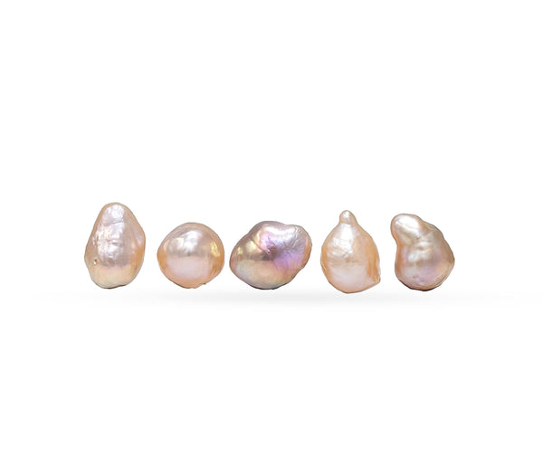 5 pearls lot of Funky Drop Japan Kasumi pearls