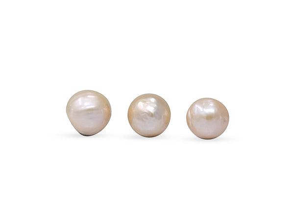 3 pearl lot of cream japan kasumi pearls