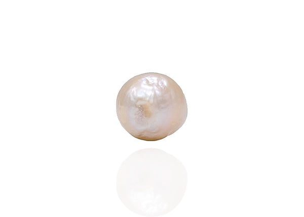 Light Apricot Oval Japan Kasumi pearl
