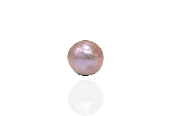 Large Mauve Round Japan Kasumi pearl
