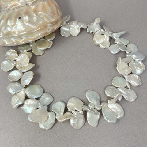 Classic White Big Petal Pearl Strand